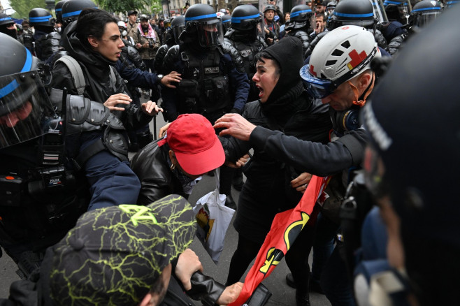 May Day Demonstrations, Paris, France - 01 May 2024