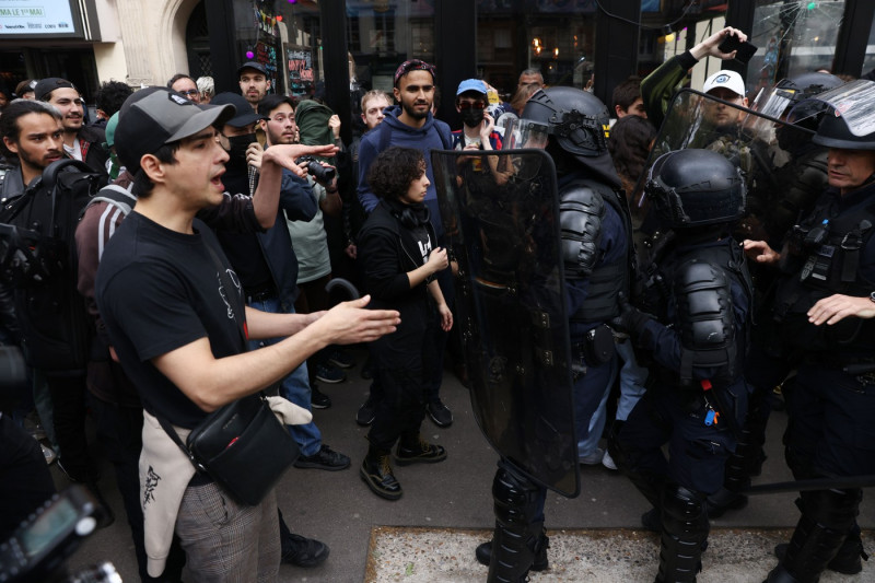 May Day demonstrations, Paris, France - 01 May 2024