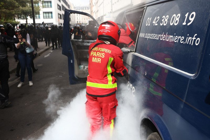 May Day demonstrations, Paris, France - 01 May 2024