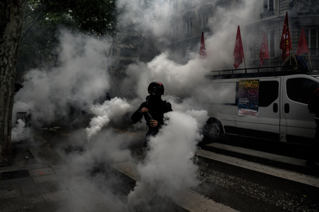 Proteste în Lyon de 1 Mai (2)