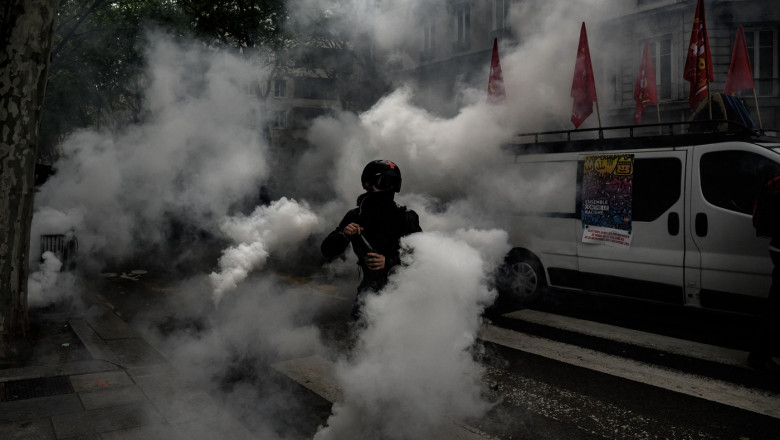 Proteste în Lyon de 1 Mai (2)