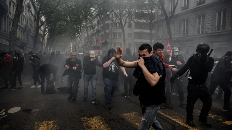 Proteste în Lyon de 1 Mai (4)