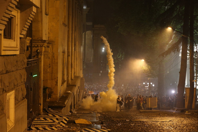 Georgians continue to protest government's 'Transparency of Foreign Influence' draft law