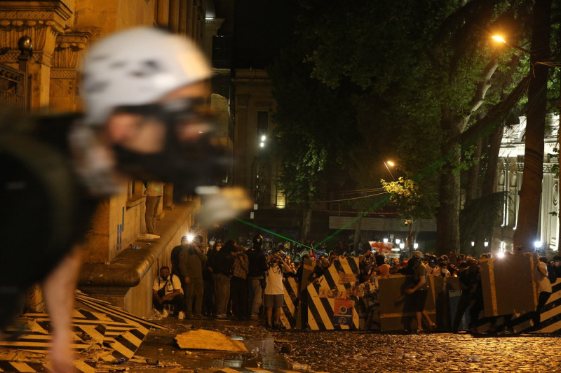 Georgians continue to protest government's 'Transparency of Foreign Influence' draft law