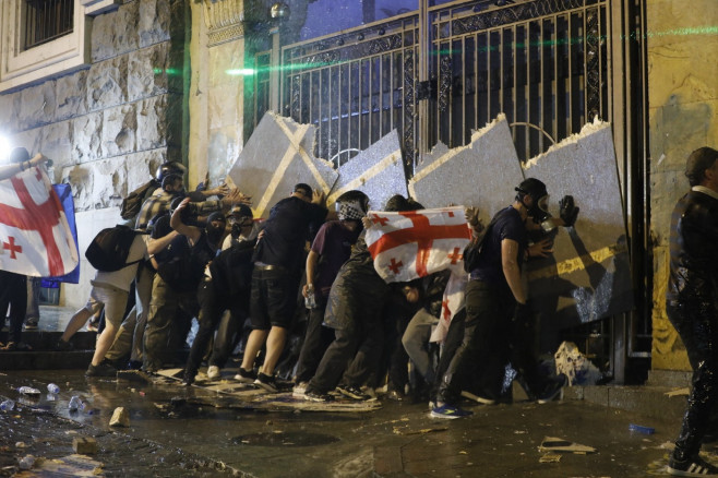 Georgians continue to protest government's 'Transparency of Foreign Influence' draft law