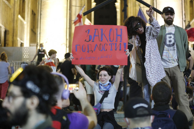 Georgians continue to protest government's 'Transparency of Foreign Influence' draft law