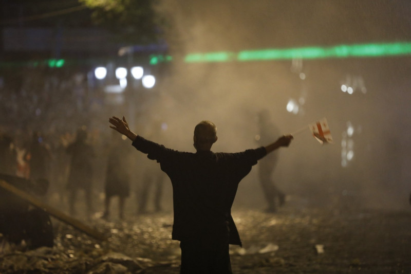 Georgians continue to protest government's 'Transparency of Foreign Influence' draft law