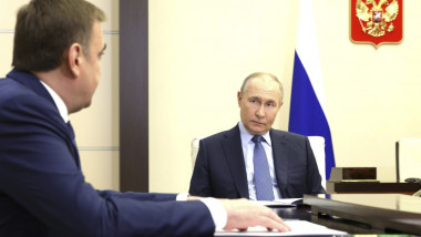 Russian President Putin Hosts Meeting with Tula Region Governor Dyumin