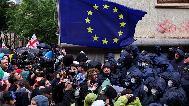 proteste georgia legea privind influenţa străină