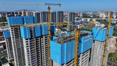 A Building Construction By China Vanke in Nanjing - 14 May 2024