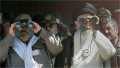 Liderul suprem al Iranului, Ali Khamenei, și șeful armatei iraniene, Hasan Firoz Abadi, privesc un test cu rachete