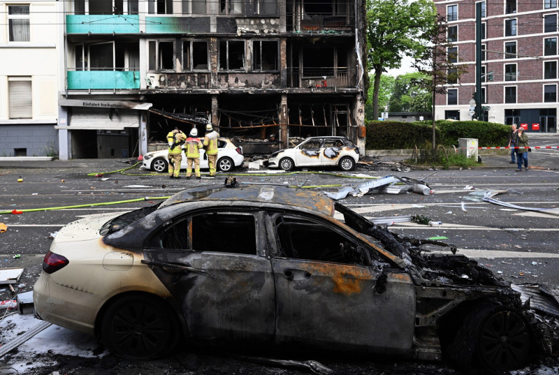 Dead and injured in fire in Düsseldorf