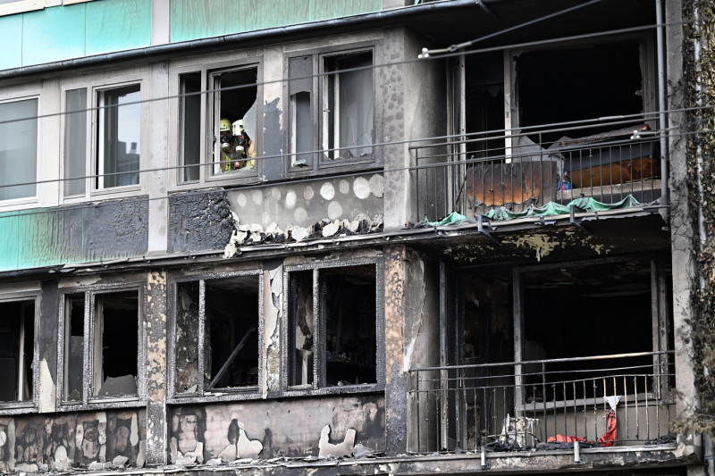 Dead and injured in fire in Düsseldorf