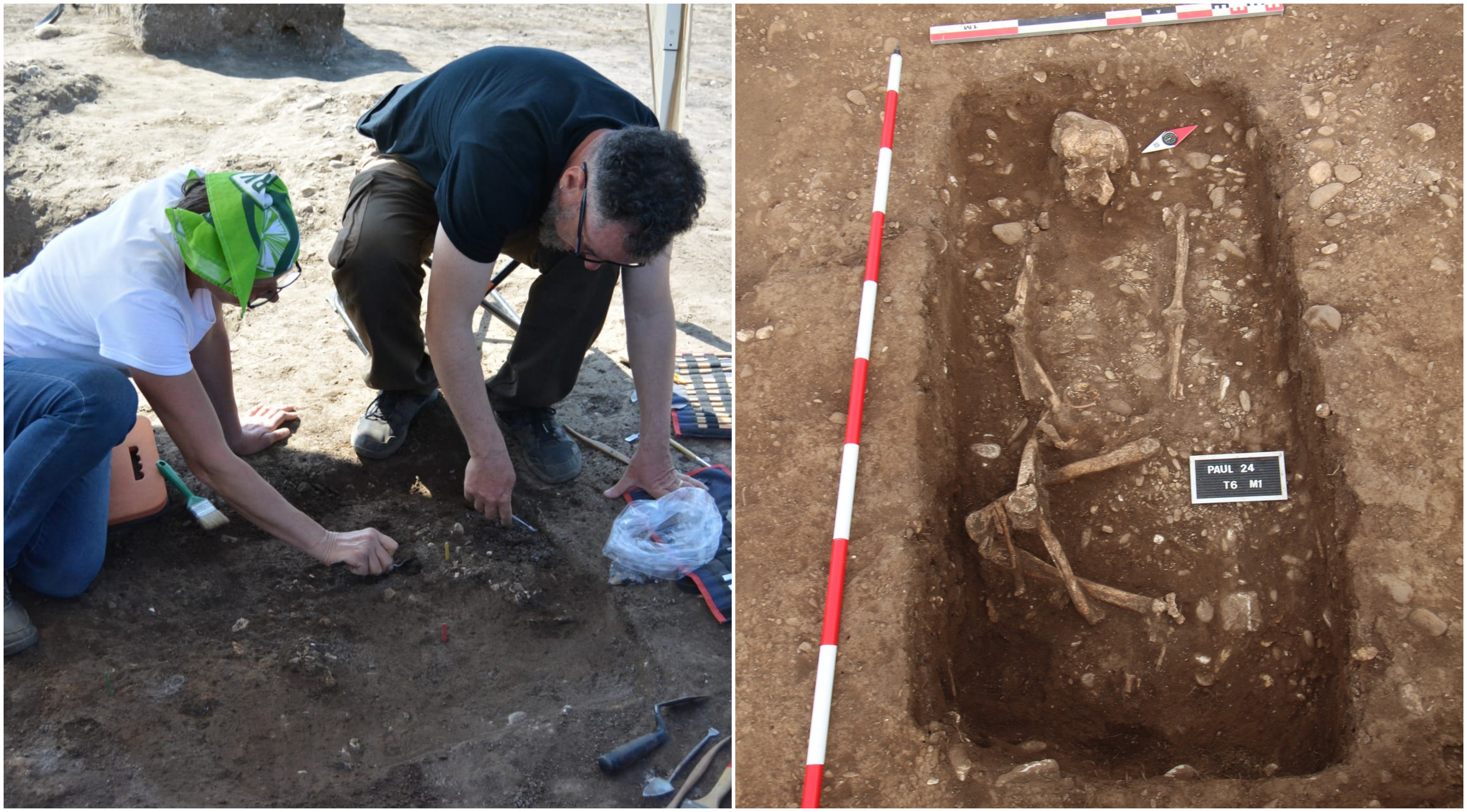 Patru morminte din Epoca Bronzului, descoperite pe un câmp din Prahova. Zona era recunoscută drept un adevărat "câmp al morților"