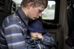 Evacuation of civilians from the Vovchansk city in Ukraine