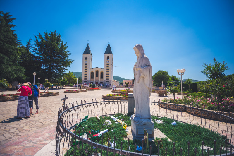 Medugorje,,Bosnia,And,Herzegovina,-,July,12,,2019:,Virgin,Mary