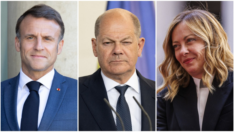  Macron, Scholz și Meloni consideră „inadecvat” demersul Kosovo de a adera la Consiliul Europei 