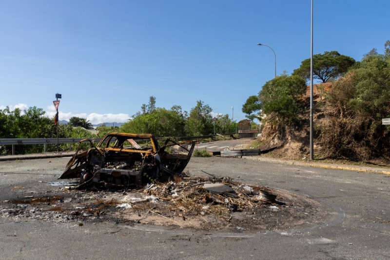 French Territory of New Caledonia. Noumea . Riots 18 may 2024