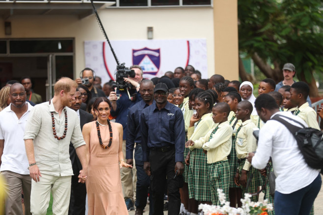 Prince Harry and Meghan Markle visit Nigeria's Lightway Academy as Part of Invictus Games Anniversary celebrations