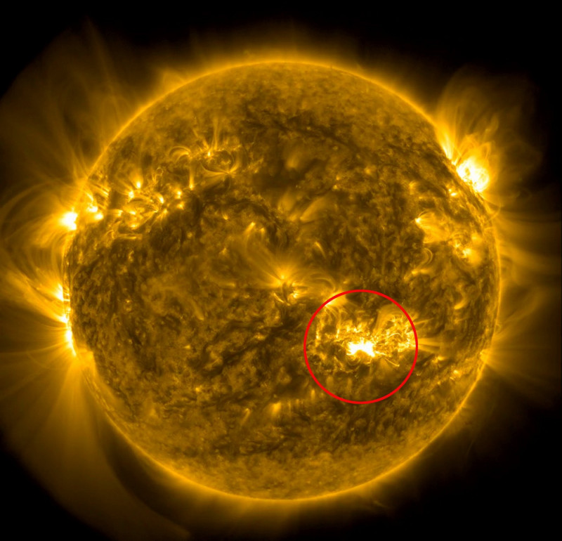 Gigantic sunspot 15-Earths wide could cause chaos this week