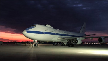 Avionul apocalipsei Boeing E-4B Nightwatch din dotarea forțelor aeriene ale Statelor Unite