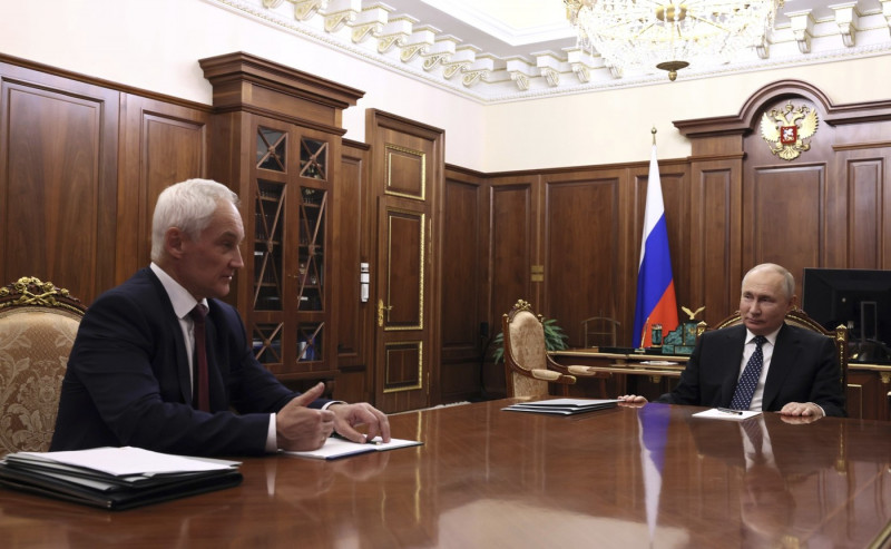 Russian President Putin Meets with Deputy Prime Minister Andrei Belousov