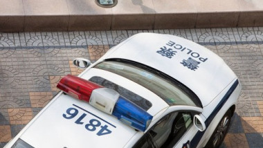 A chinese police car