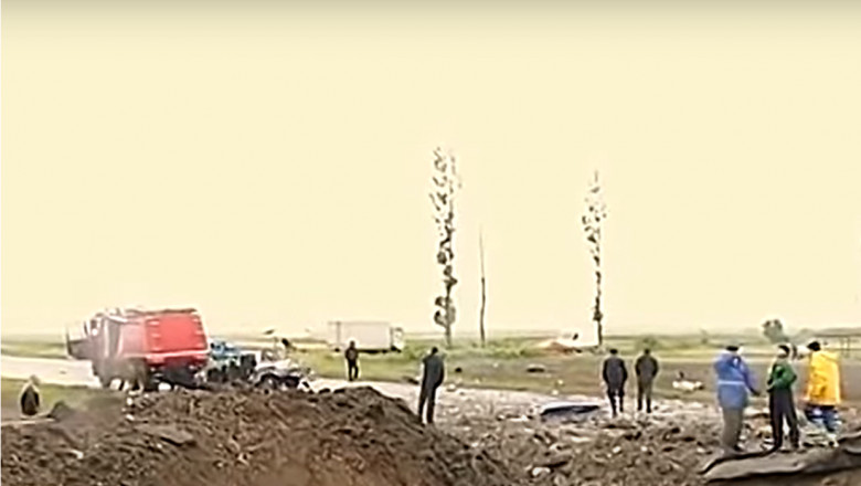 20 de ani de la explozia de la Mihăilești, soldată cu 18 morți. "Parcă un meteorit lovise pământul, un crater cât un bloc"