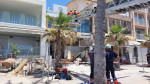 New Imaginations Of The Collapse Of A Building On La Palma Beach, Mallorca, Spain - 24 May 2024