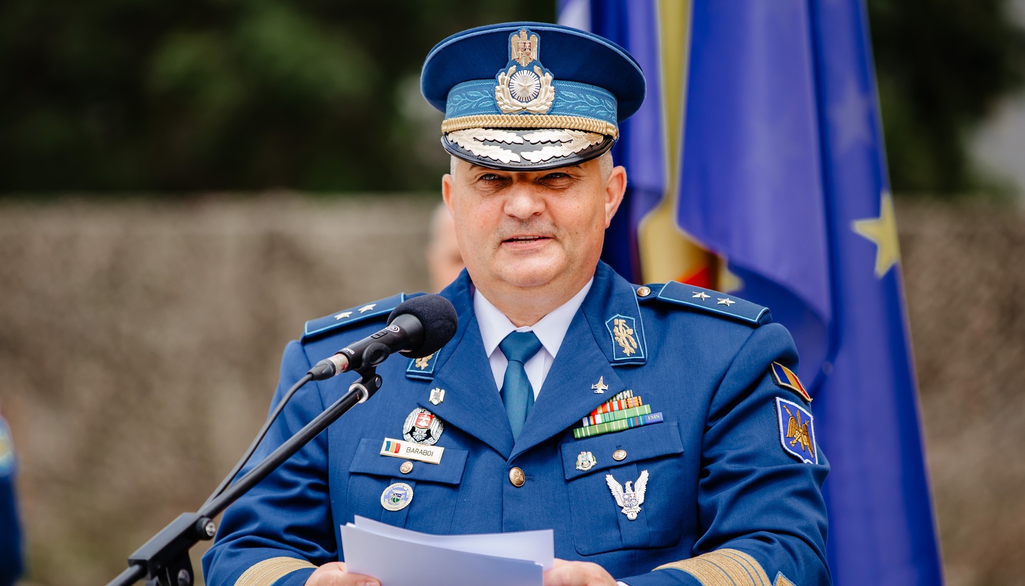 Generalul-maior Leonard-Gabriel Baraboi este noul şef al Forţelor Aeriene Române