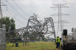 Electrical Crews Work To Restore Power To Houston Residents After Deadly Storm