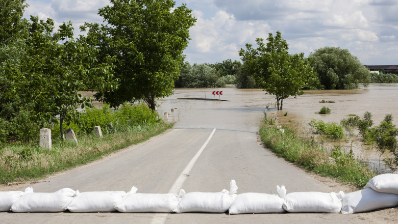 Cod rosu de inundatii in judetul Timis