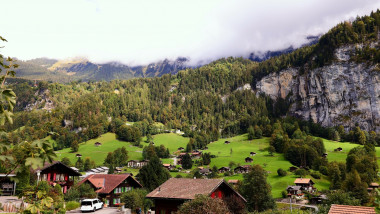 orașul din Elveția Lauterbrunnen