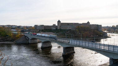 râul Narva de la frontiera Estoniei cu Rusia