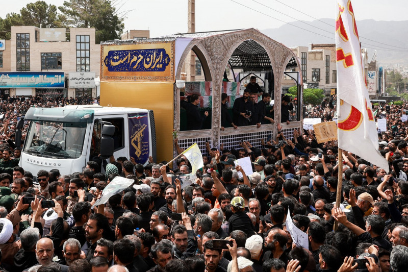 Ceremony held in Birjand for Iranian President Raisi