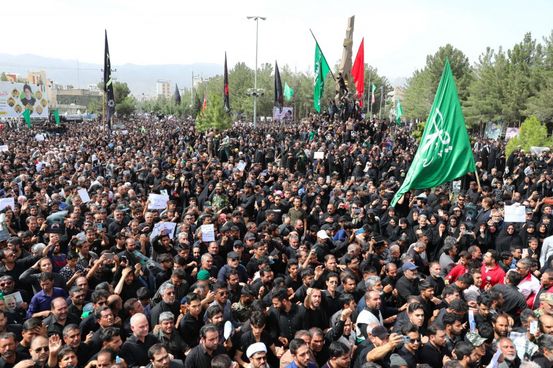 Ceremony held in Birjand for Iranian President Raisi