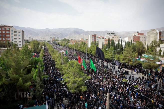 Ceremony held in Birjand for Iranian President Raisi