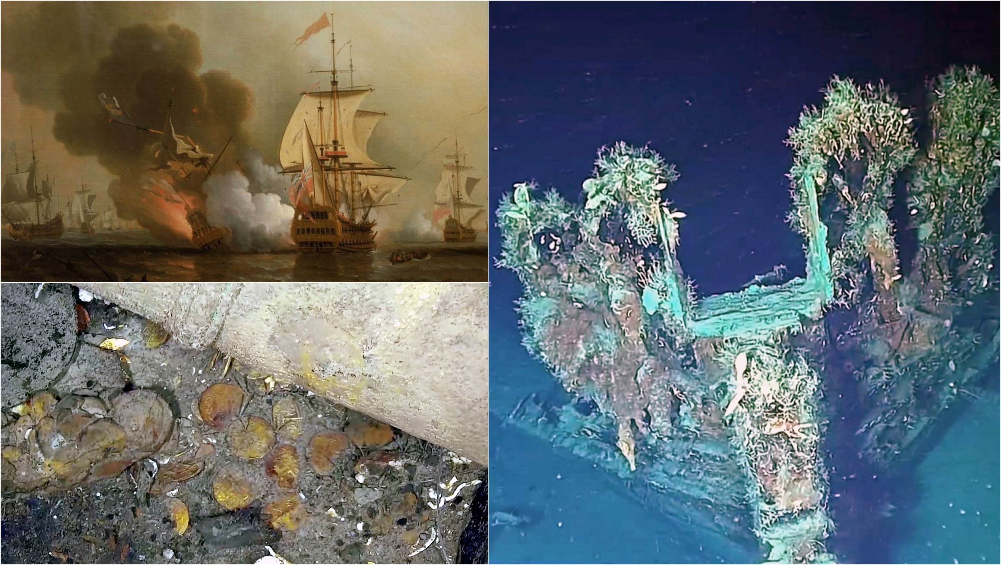 Comoara de miliarde de dolari de pe fundul mării. Columbia a lansat o expediție de explorare a unei corăbii scufundate acum 300 de ani