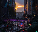 Manhattanhenge in New York City