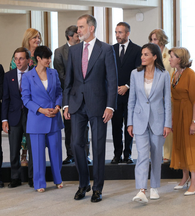 Spanish Royal Couple At Royal Board of Trustees Meeting - Madrid