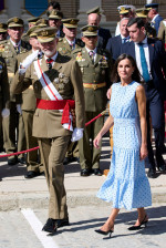 Princess Leonor Swears Allegiance To The Flag At Zaragoza Military Academy