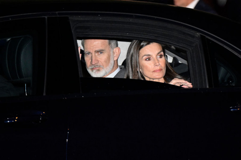 Spanish Royals Visit Valencia After The Fire At A High-rise Complex