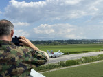 Swiss fighter jets take off and land on the A1 highway