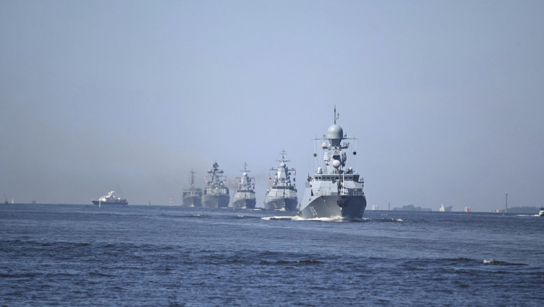 Russian Navy Day Parade of Ships