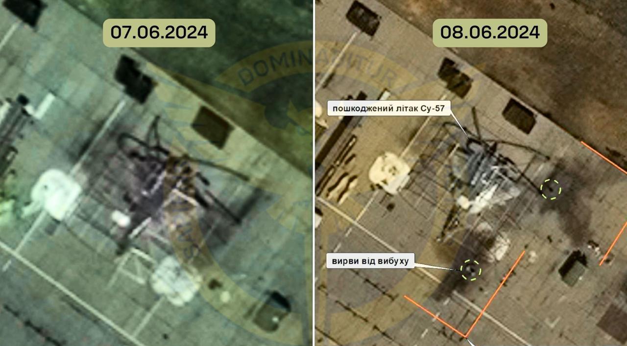 „Primul caz din istorie”. Ucrainenii au reușit să lovească cel mai modern avion al rușilor, Su-57, la 600 km de linia frontului