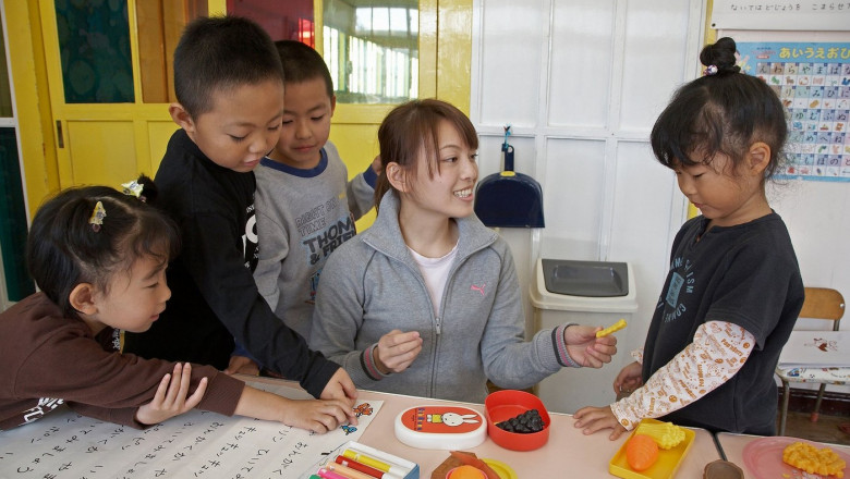 JAPAN Kindergarten child's dau care center, Tomakomai, Hokkaido. photo by Sean Spraqgue 2008