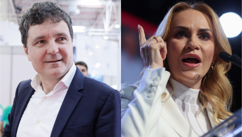 colaj cu nicusor dan si gabriela firea