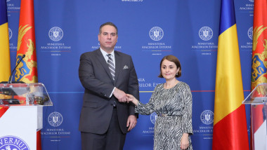 Ministrul de Externe, Luminița Odobescu, l-a primit pe omologul muntenegrean Filip Ivanovic, aflat în vizită oficială la București