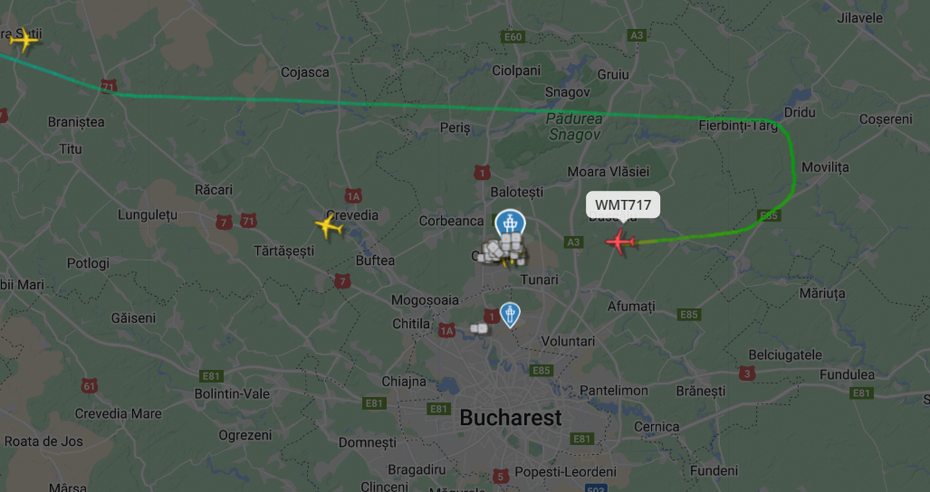 Furtună în România: 3 stewardese au fost rănite din cauza turbulențelor. Zboruri către București redirecționate spre alte aeroporturi