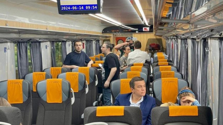 grindeanu in tren